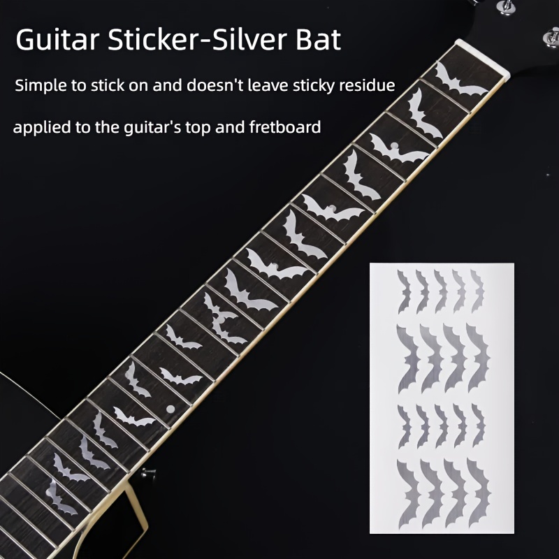Guitar & Ukulele Fretboard Stickers - Durable ABS, Enhance Your Instrument's Look
