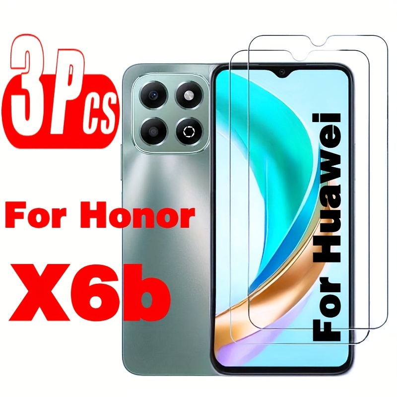 

Lot de 3 Protecteurs d'Écran en Verre Trempé pour Huawei Honor X6b X6b 4G, Film en Verre Trempé pour Honor X6b X6b 4G