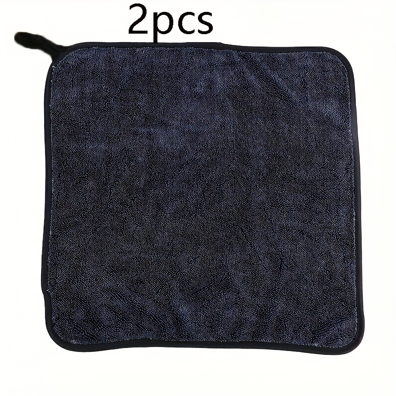 TEMU 2-pack Magic Microfiber Cleaning Cloths - Super Soft, Absorbent & Scratch-free, No , Quick-dry Reusable Cloths For Kitchen, Bathroom, Car,