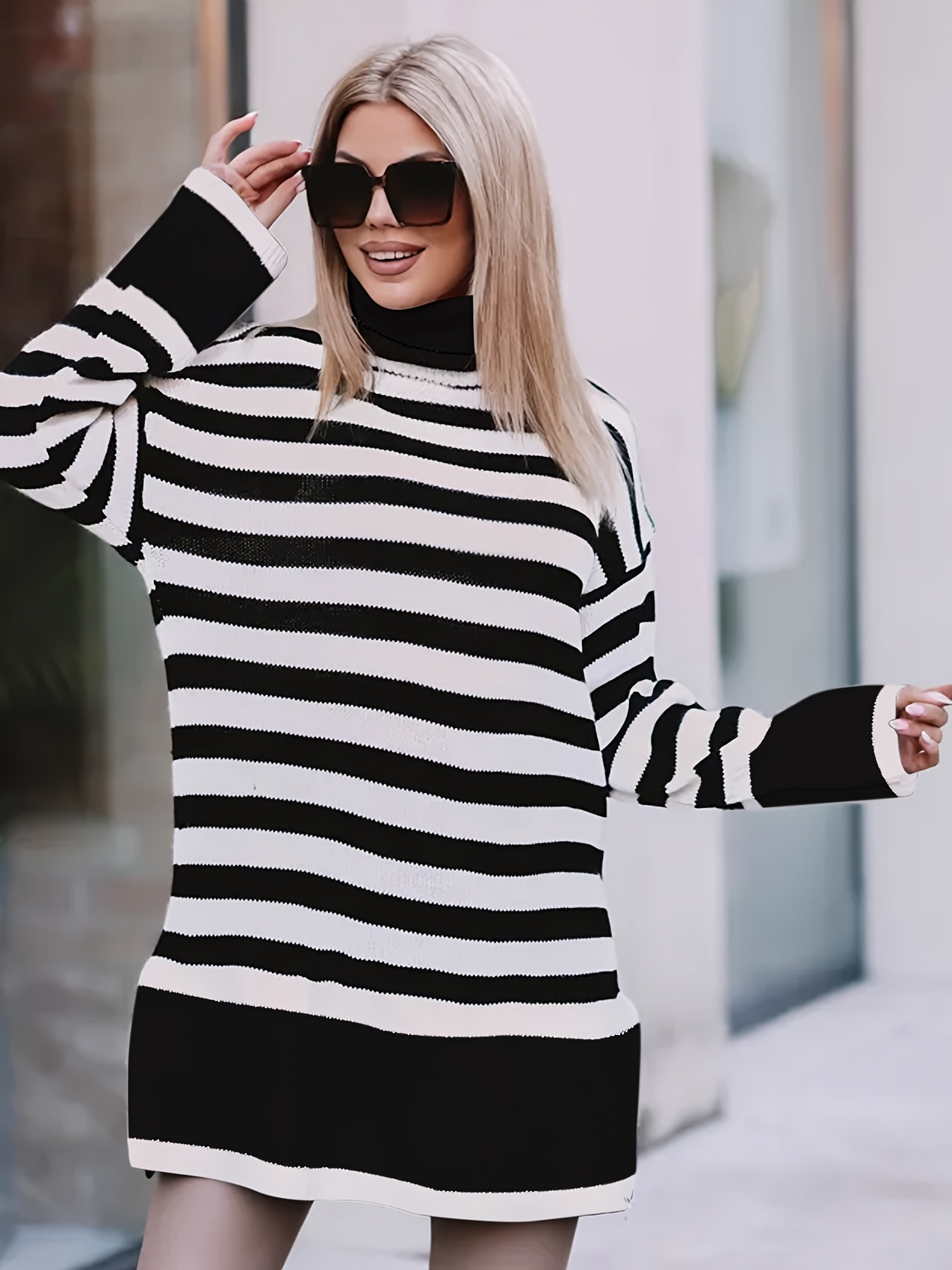 elegant winter dress women suitable commuting - Temu Bahrain