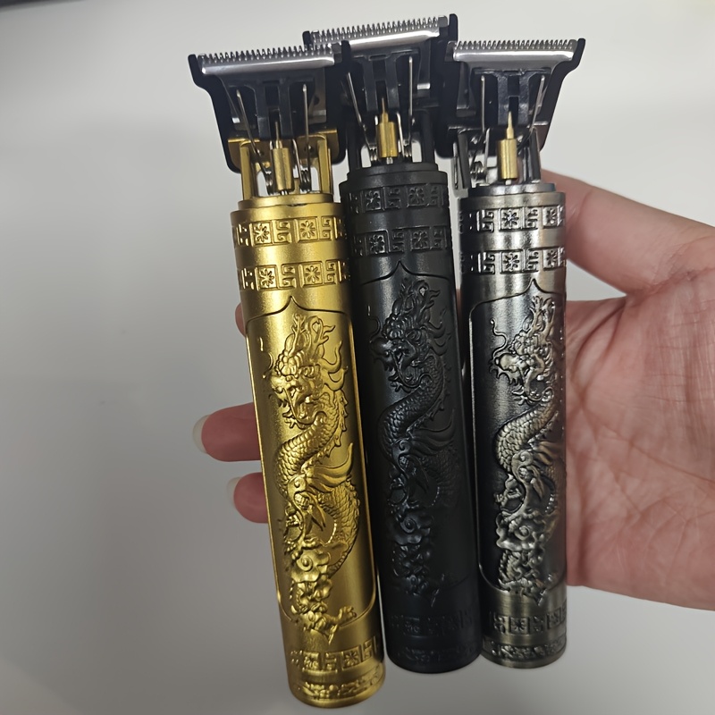 Cortadora de pelo eléctrica T9 con cuchilla en forma de T, recortadora recargable por USB, herramienta de peinado y aseo personal, afeitadora de barba, herramienta de corte de cabello, regalo perfecto para hombres y novios