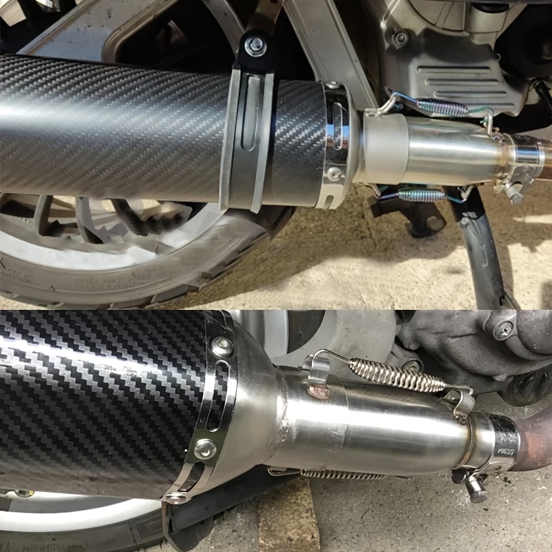 x10 mp3 125 250 300 250lt 79 25 gallon   motorcycles exhaust   pipe adapter connector 51mm partial adjustment tube details 6