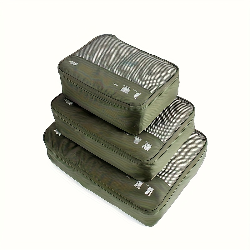 E-shop Reisegepäck-Organizer-Tasche, geeignet für verschiedene Gepäckorganisationen, tragbare komprimierbare Reisetasche, 3er-Set zur