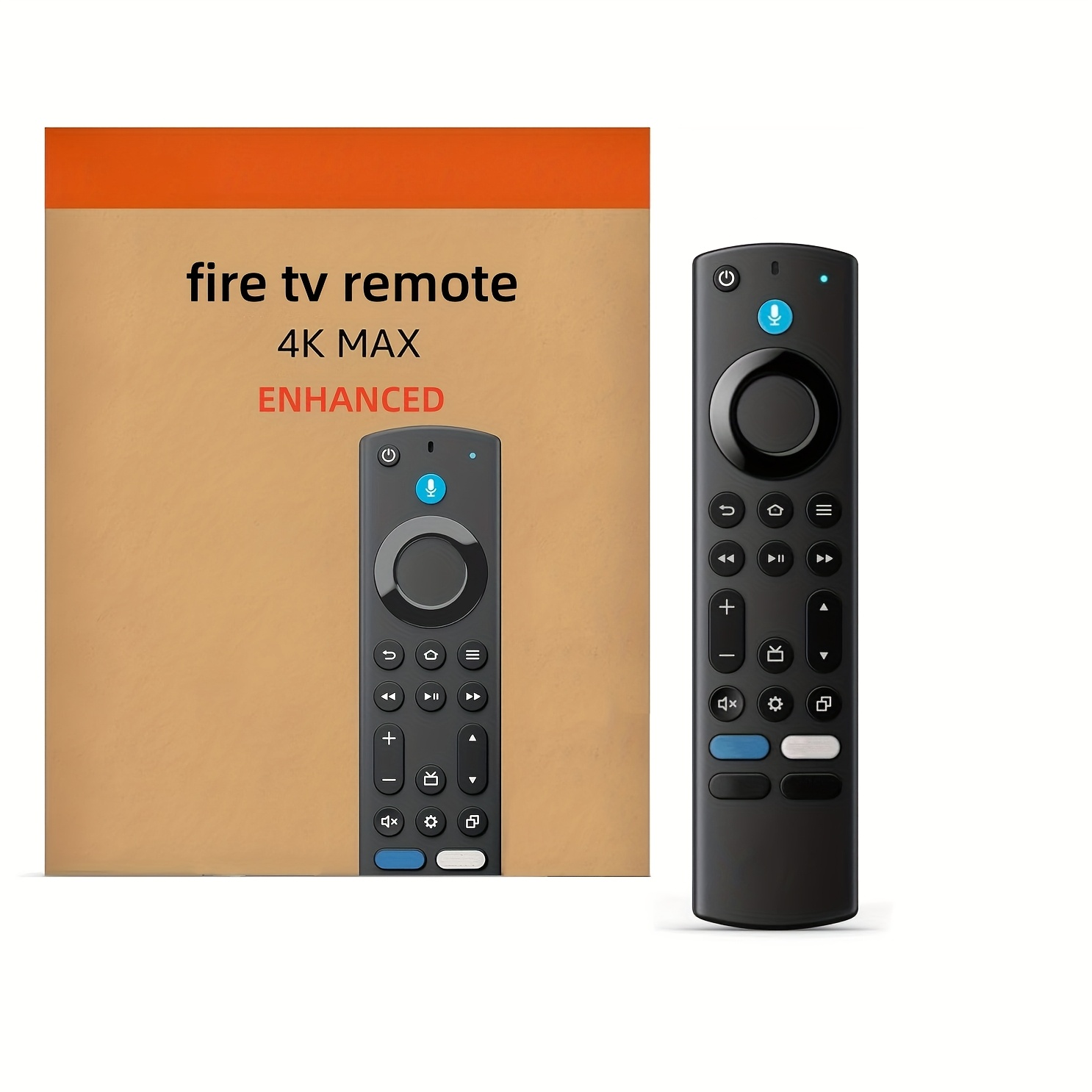 TEMU Alexa Voice Remote For Fire Tv 4k Streaming Devices - Works With Hd Streaming, Smart Tvs, And ; Enables For Netflix, , Gaming Consoles, And