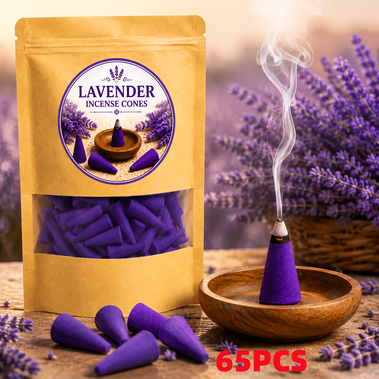 TEMU Diffuseur conique parfum | Parfum de qualité supérieure | Senteur florale naturelle | Convient pour chambre salon yoga lecture espace | Parfum