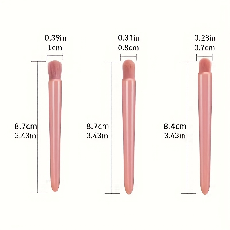 a set of five elegant makeup brush sets with mirrors mini multi function makeup brushes your necessary beauty tools foundation make up brushes eye shadow brushes powder blusher brushes travel sets gifts for friends   lovers details 8