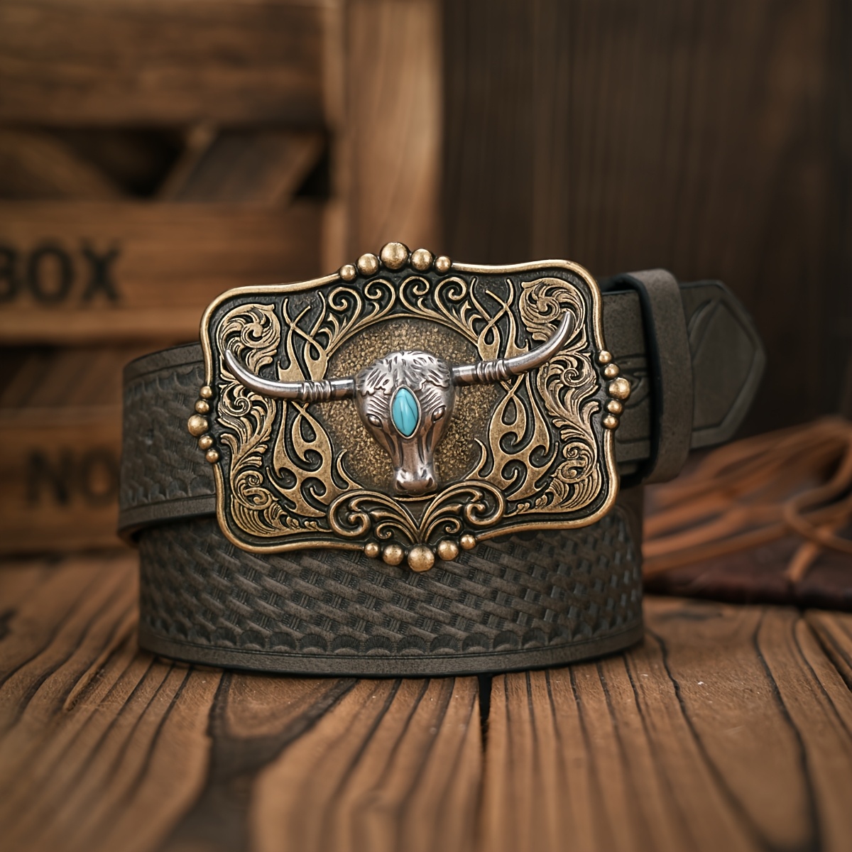 Cow Themed Unisex Belt with Buckle and Body Strap