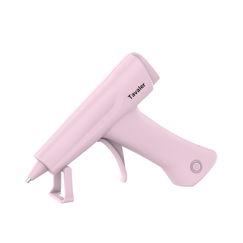 Image of Cordless Electric Hot Glue Gun, 2600mah Usb-c Rechargeable, Lightweight, 10min -off, 2-3min Fast Preheat, Drip-proof Nozzle, Anti-tip Stand, 10 Glue Sticks For Diy Home Crafts