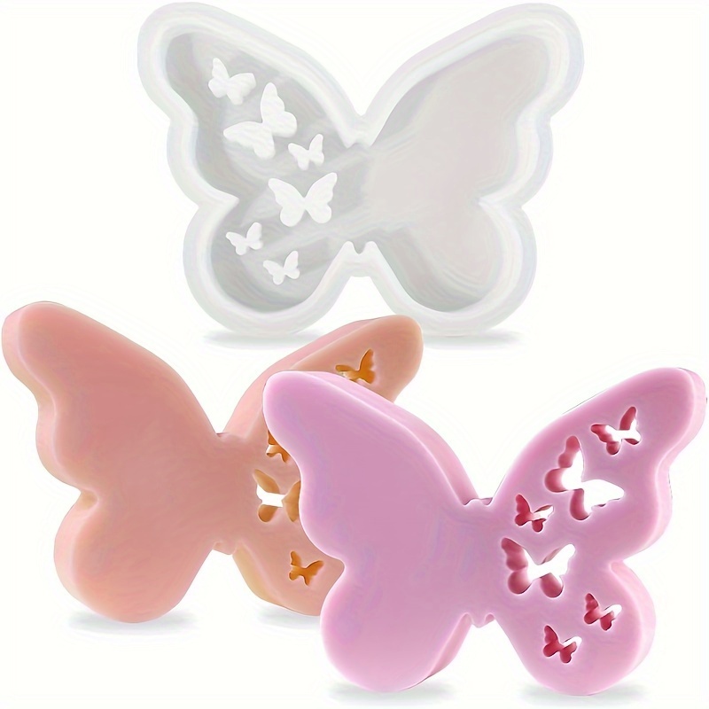 

3d Butterfly Silicone Molds For Resin Crafts - Perfect For Candle Making, Handmade Soap, And Spring Decorations