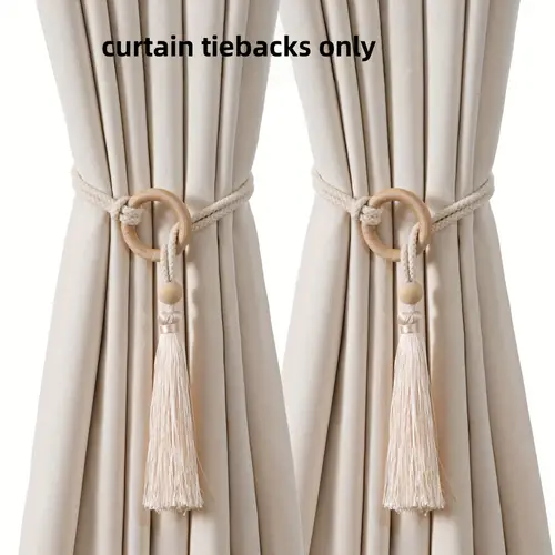 Top Hand Ropes Ringer curtain tie backs sold on Temu United States
