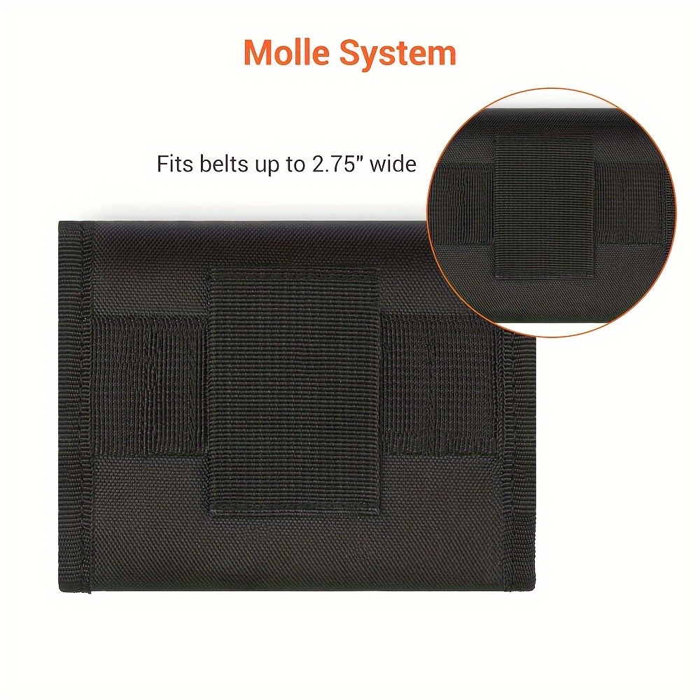 Tactical 12-Round Foldable Ammo Pouch - Durable Nylon, MOLLE Compatible Shotgun & Rifle Shell Holder for Quick Reloads