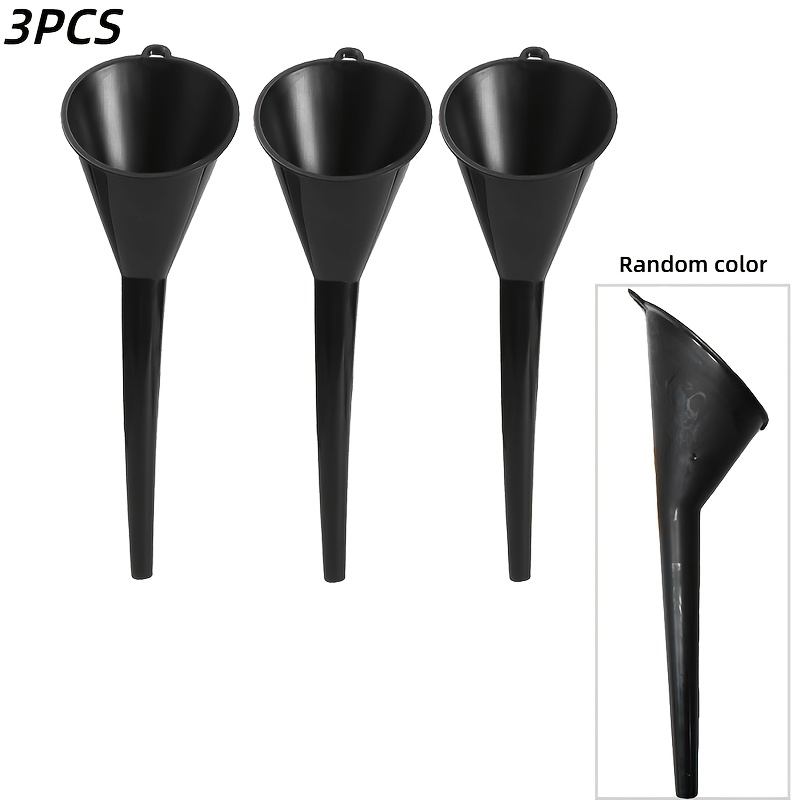 Image of Plastic Engine Funnel Motorcycle Car Refueling Tools Car Long Spout Oil Funnel Gasoline Fueling Tool Automotive Part Random Color