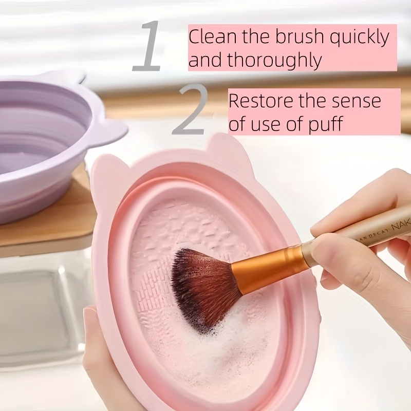 juego limpiador brochas maquillaje belleza bol Temu Guatemala