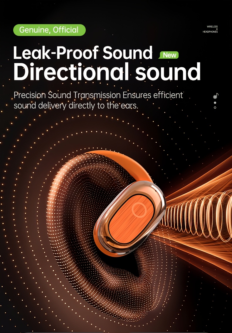 Acer'S Brand New And Authentic Open-Ear Wireless Headphones Feature an Air Conduction Design That Doesn'T Go Inside The Ear, Perfect for Sports, with a Large Battery And Extended Standby Time