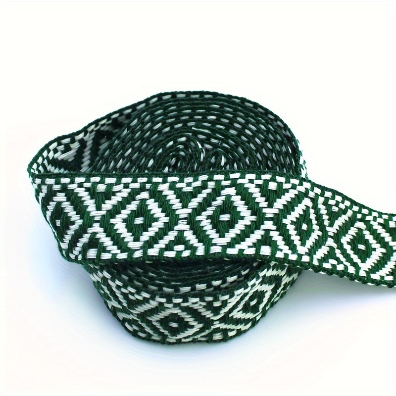 X 2.5cm Multicolor Jacquard Ribbon Pant Waistband Drawstring Decorative Band Weaving Band Lace Clothing Accessory