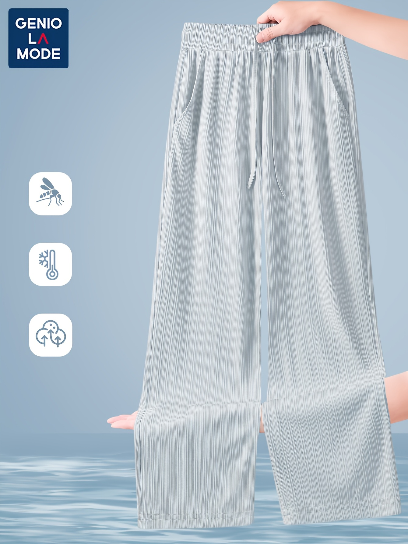 GENIO Wide-Leg Pants Detail