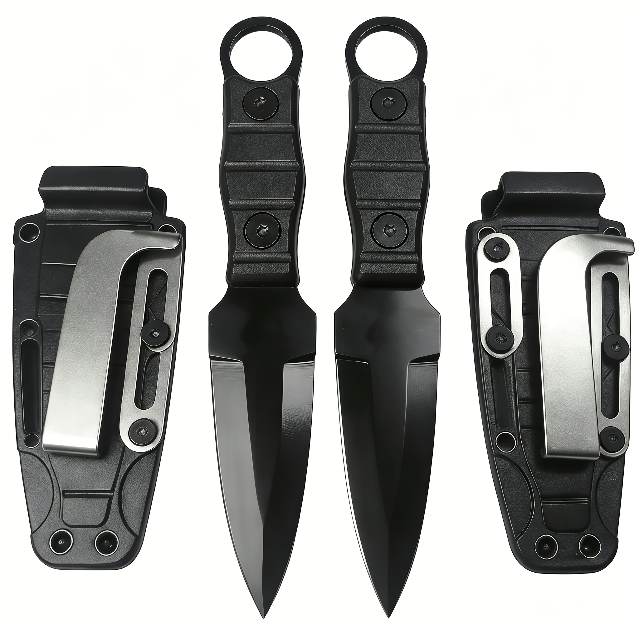   edc   de acero inoxidable con  ,   para manos izquierdas y derechas, ideal para camping, senderismo, pesca y actividades al  .   para   libre