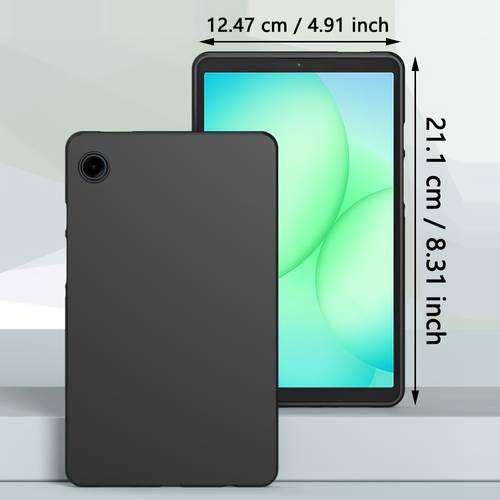 for samsung for galaxy tab 8 7 inch tablet case model x133 x135 x135f made of soft silicone material lightweight scratch resistant cover black for daily use durable protection scratch resistant