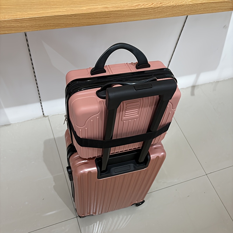 Image of 2pcs Suitcase Suit 20-inch Suitcase 14-inch Cosmetic , Gray With Code Lock Lightweight Cabin Case Multifunctional Trolley Case Suitable For Holiday Leisure Business Travel Lightweight Luggage Suit