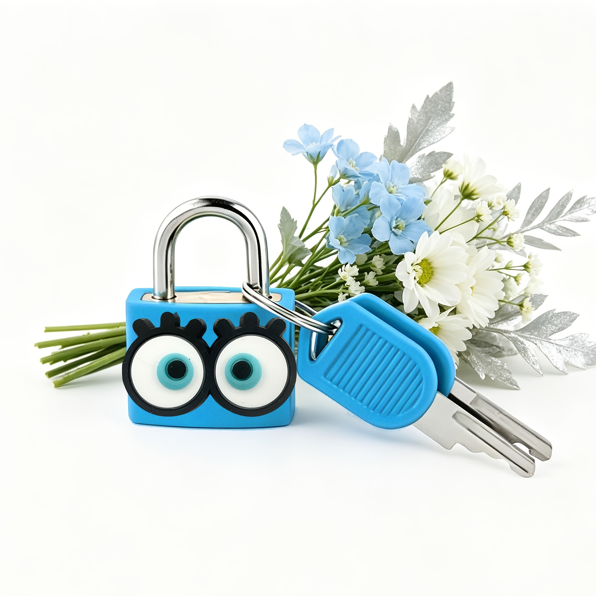 TEMU Small With Case, , Luggage Locks, Small Suitcase Padlock Locks With Keys, Strong Core With Plastic Shell, Small And Sturdy, Luggage Locks, Mini