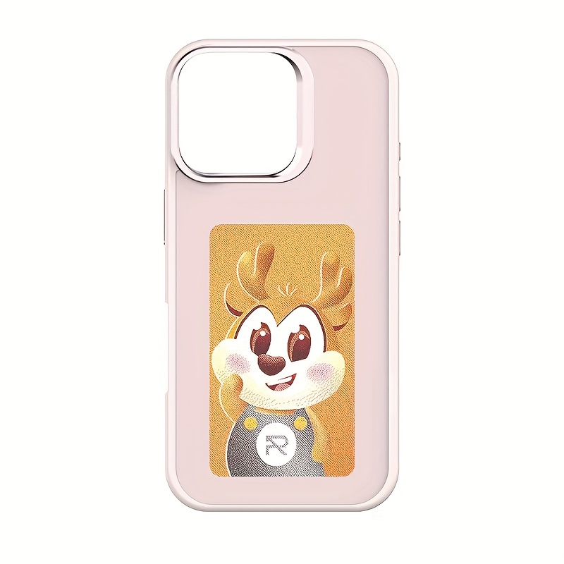 TEMU Phone Case: Ship Urgently New For 16 Pro Max Nfc Ink Phone Case, App Operation Diy Screen Phone Case, Diy Image Display Ai Cell Phone Case