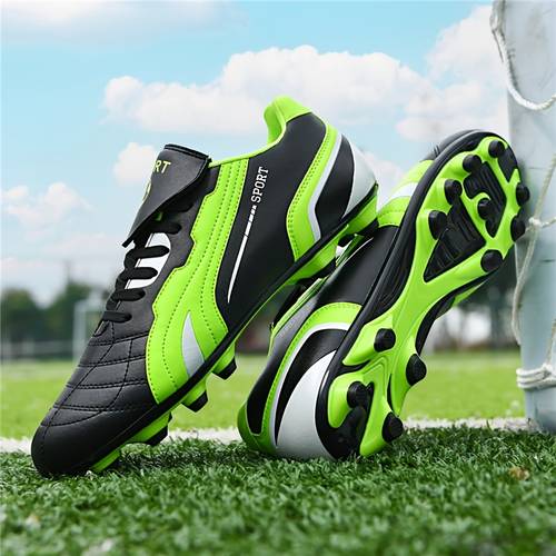 youth soccer cleats suitable for training matches studded anti slip traction upper sole breathable lightweight low top sneakers with studs for sports shoes