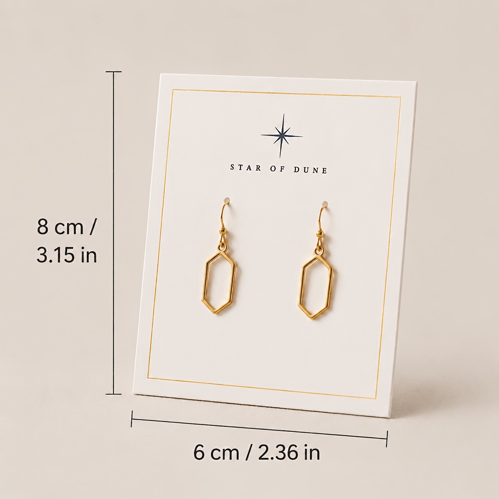 TEMU Custom Personalized Jewelry Display Card, Suitable For Diy Crafts And Retail Use - Name/text/earring And Necklace Stand, Pendant, Bracelet, Ring