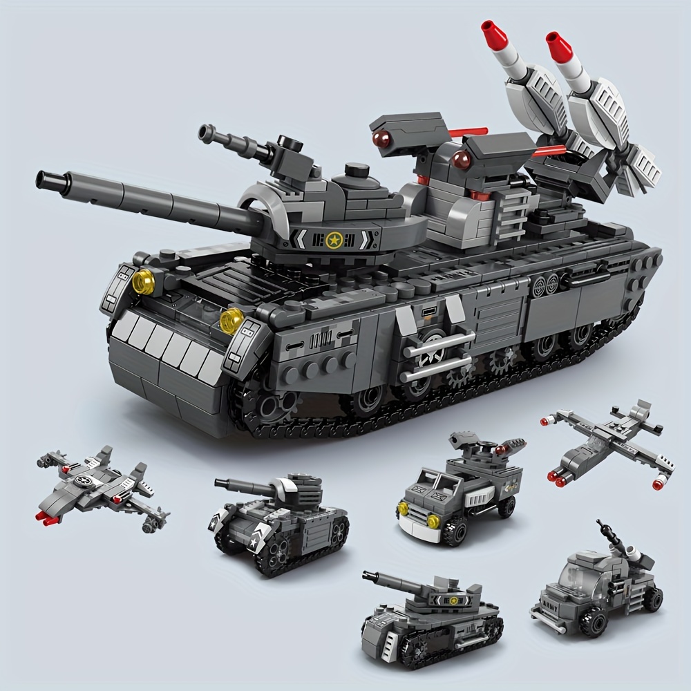 

Military Vehicles Model Assembled Buillding Block Toys Children's Educational Toys Diy Tanks And Aircraft Model Small Building Blocks Children's Assembled Toys Decoration Gifts Birthday Gifts