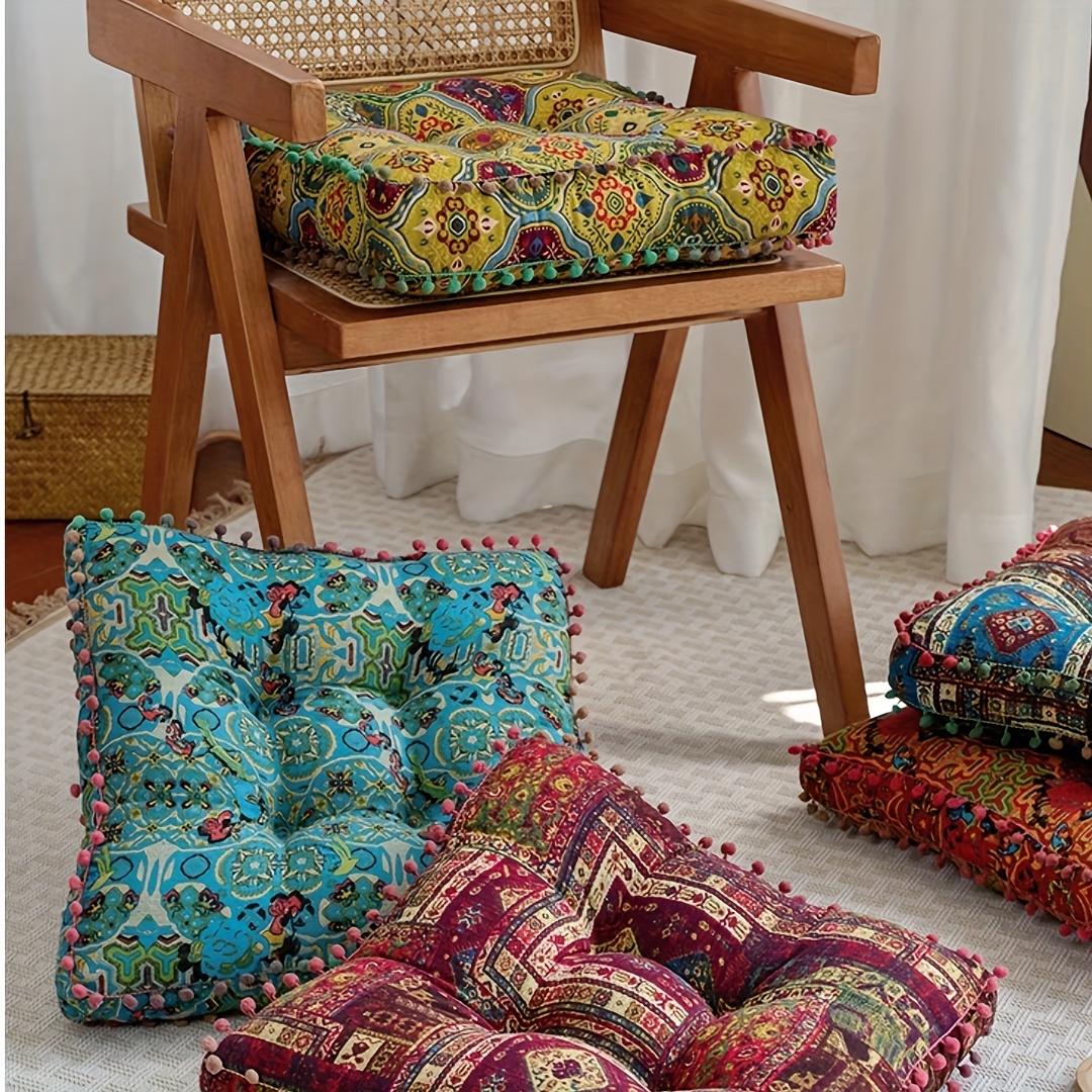 Mandala Outdoor Meditation Pillow Floor Pillows For Adults Mandala