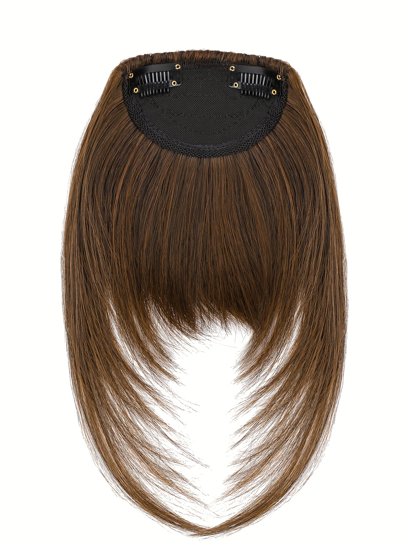synthetic wig with 12 inch bangs on   suitable for daily   ladies details 13