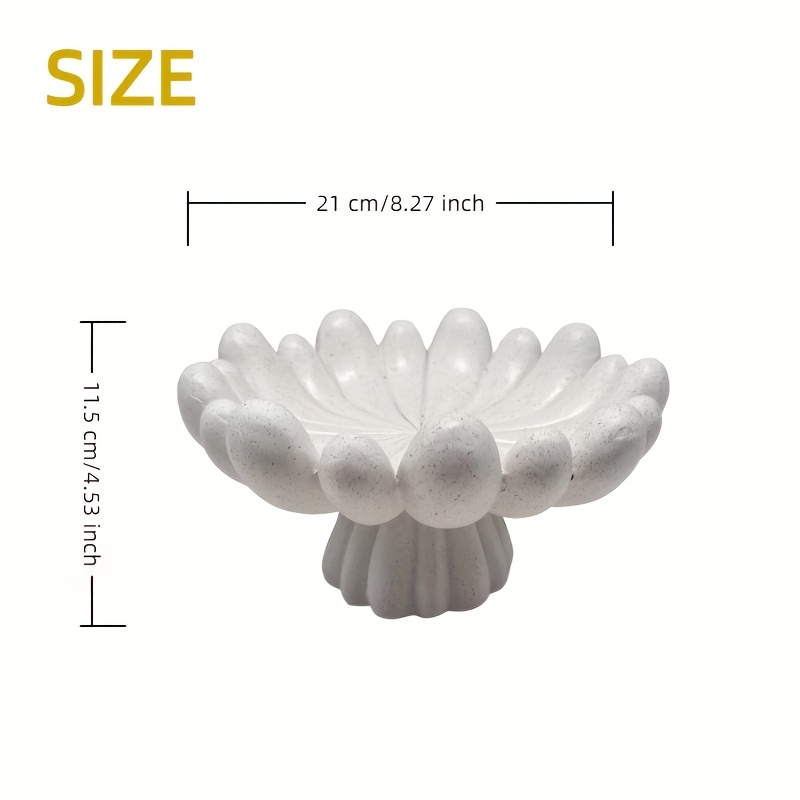 1pc Creative Ramadan Resin Decorative Tray, Home Ornament Decorative Tray, Best Gift Tray For Eid Al-fitr, Decorative Trays (non-food Contact)