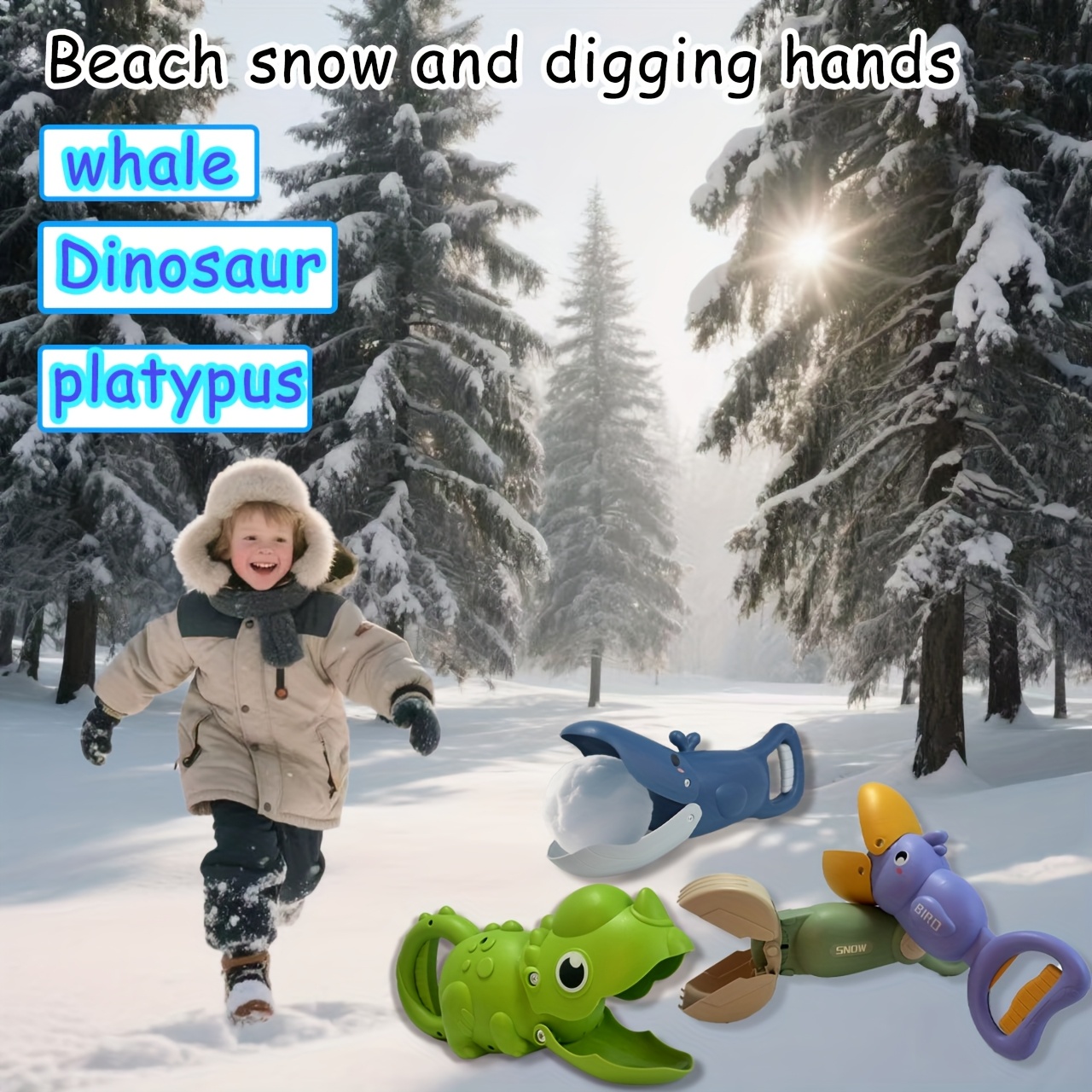 Kids Dual Purpose Sand & Snow Shovel Toy