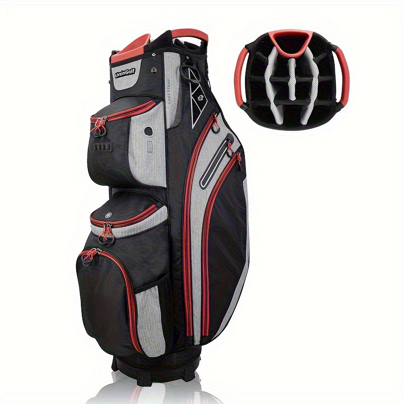 14 way golf cart bag for push bag classy design full length with cooler putter well 0