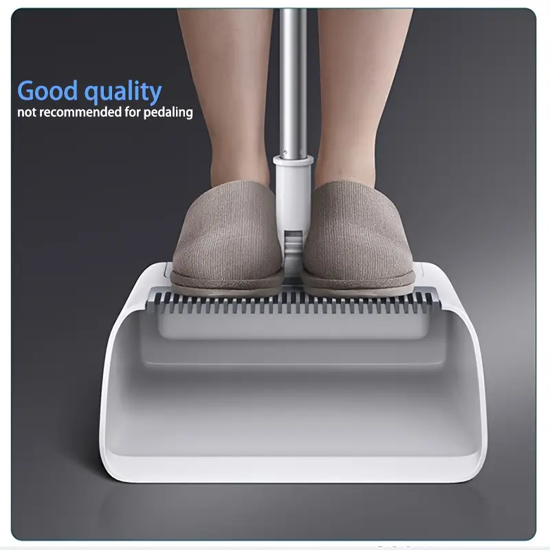 3 in 1 broom with dustpan combo set brooms for sweeping indoor and outdoor long handle broom and dustpan set push broom heavy duty for home cleaning bathroom kitchen for home office school dorms cleaning tools details 12
