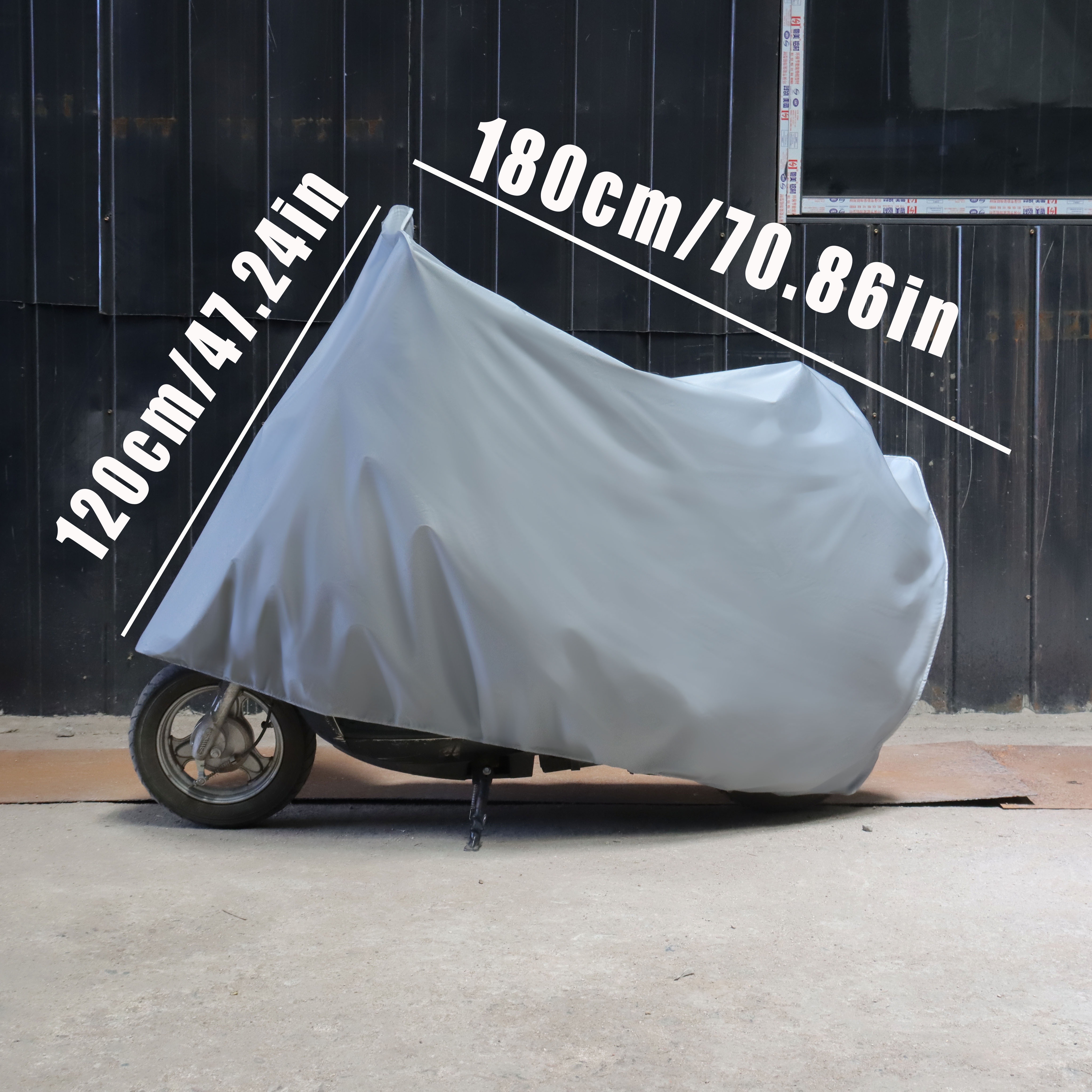 Su geçirmez Motosiklet & Elektrikli Bisiklet Kılıfı - Dayanıklı, Yıkanabilir Dış Mekan Yağmur ve Güneş Koruma