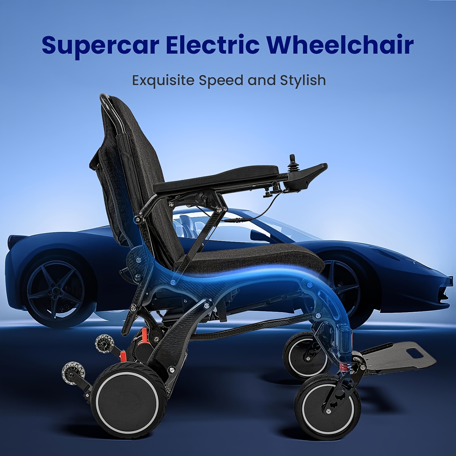 v81 carbon fiber lightweight power wheelchair durable   for adults Product details 5