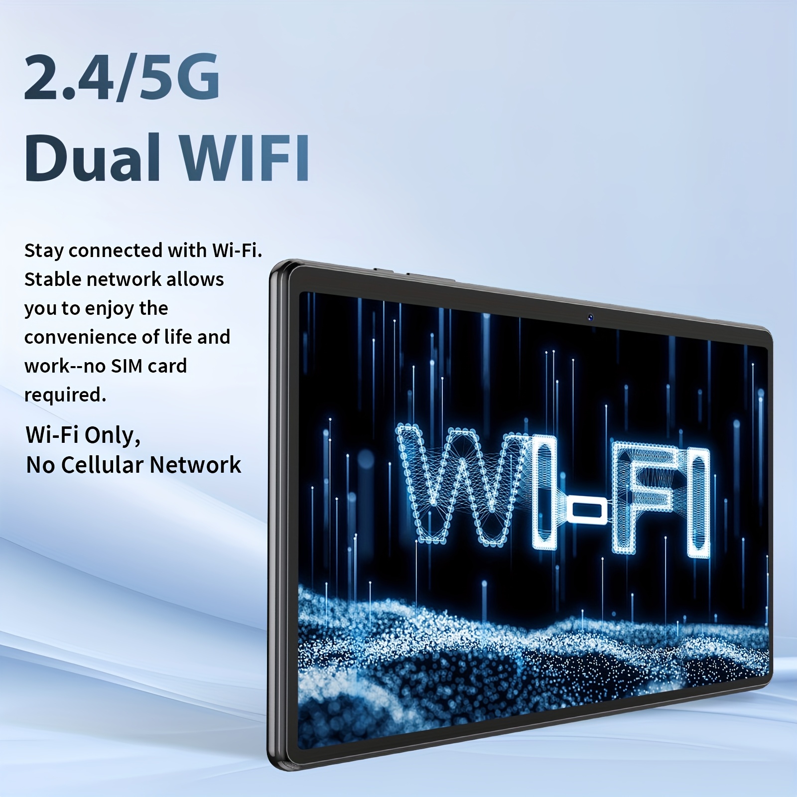 QDDQ 2025 Android 15 Tablet, met 26GB RAM (6GB + 20GB) en 256GB interne opslag, uitbreidbaar tot 1TB (SD-kaart niet inbegrepen). Deze Android Tablet wordt geleverd met een gratis toetsenbord, Pad Case, draadloze muis, stylus, een batterij, Tablet, Pad.