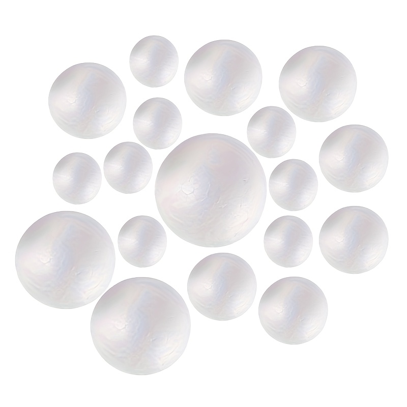 Image of [for Professional Art Use] 18pcs Foam Balls Set With 5 Sizes, Multicolor Soft Craft Balls For Diy Home Decor, Design, Party Supplies, Office Relax Gift