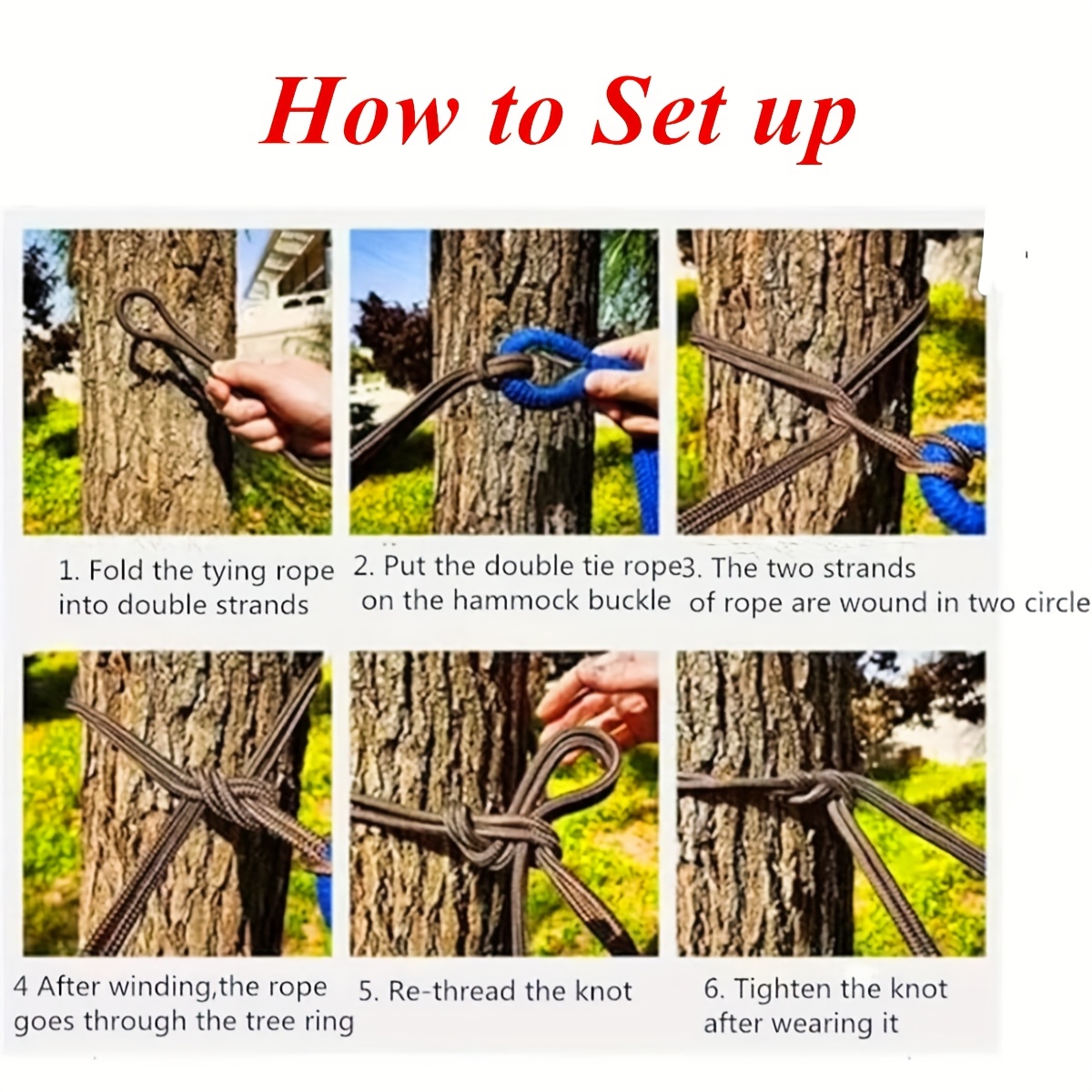 how to tie a hammock