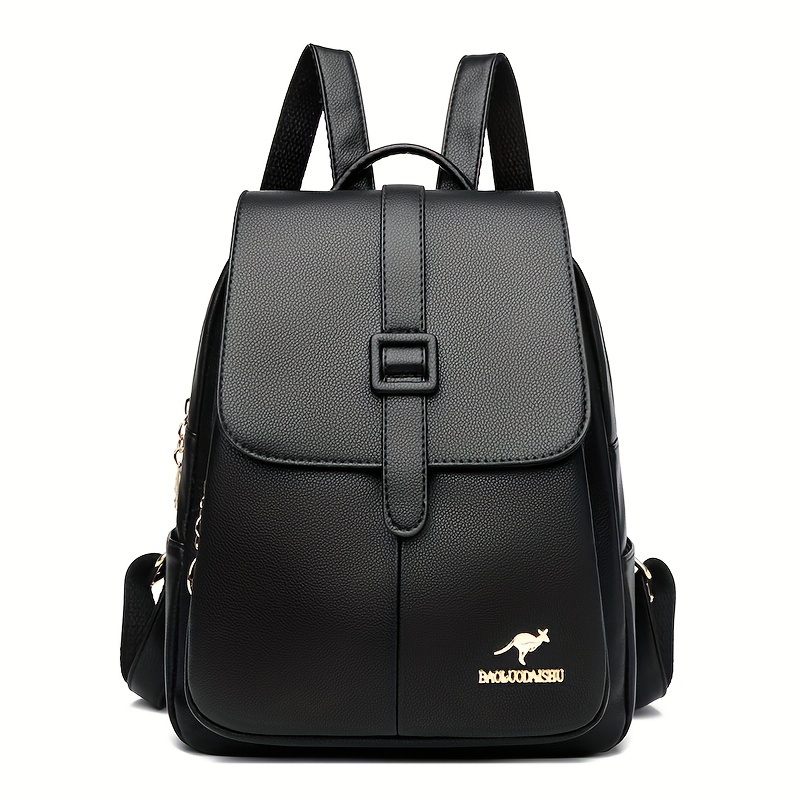TEMU Lightweight Simple Backpack, Multi Functional Student School Bag, Large Capacity Casual Travel Bag