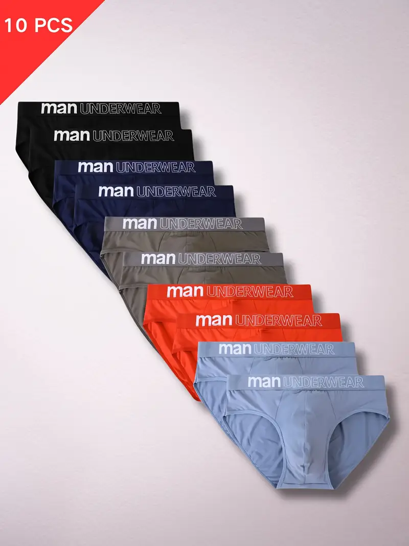 10pcs mens underwear high breathable solid color no show boxer briefs for daily casual wear machine washable seamless underwear able undergarments durable construction multipack undergarments Product details 0
