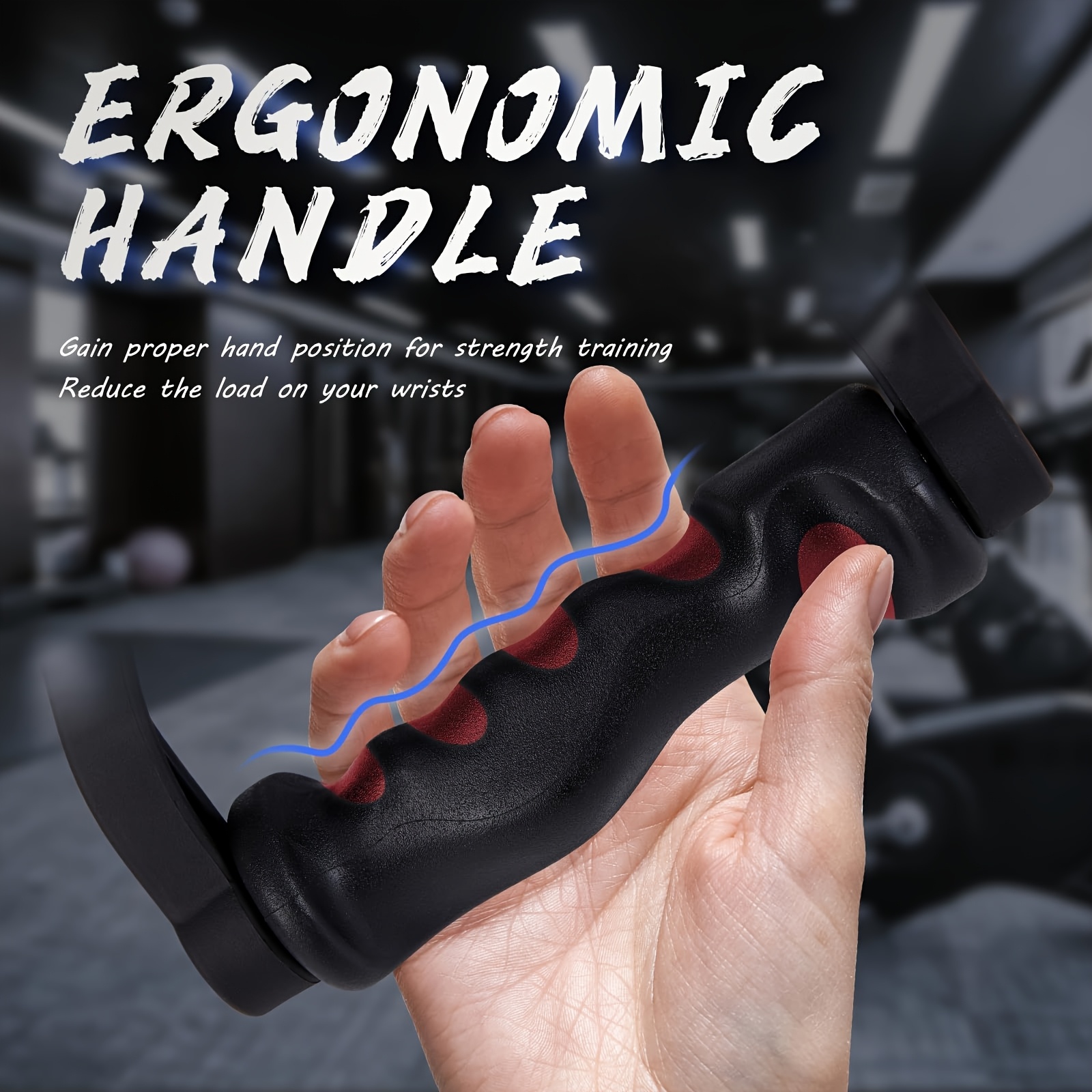 [Muscle-Boosting Fitness Handle] Durable & Rust-Resistant V-Shaped Nylon Pulling Handle - Muscle-Boosting Fitness Equipment for Intense Strength Training - Universal Fit, Ergonomic Grip