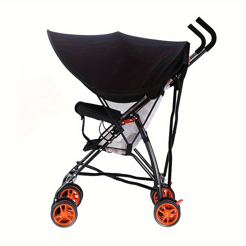 Durable Stroller Sunshade, Full Coverage Canopy for Travel