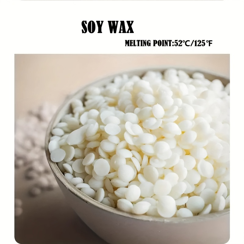 

3 Sizes Soy Wax For Candle Making, 3.53oz/7.06oz/17.64oz, Diy Aromatherapy Candle Craft, , Suitable For Halloween, Christmas, New Year, Ramadan Gifts