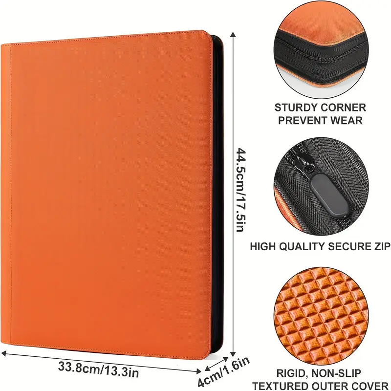 1024 288 pocket trading card binder zipper design super - Temu Spain 1024 288 pocket trading card binder zipper design super - Temu Spain