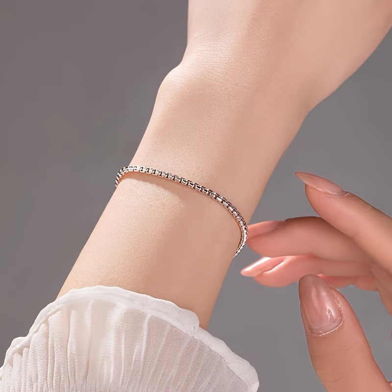 

1pc Bracelet Élégant en Acier Inoxydable avec Perles YHAMNI pour Femme - Hypoallergénique, à la Décoloration, Lavable | Cadeau de Mariage Idéal & Accessoire