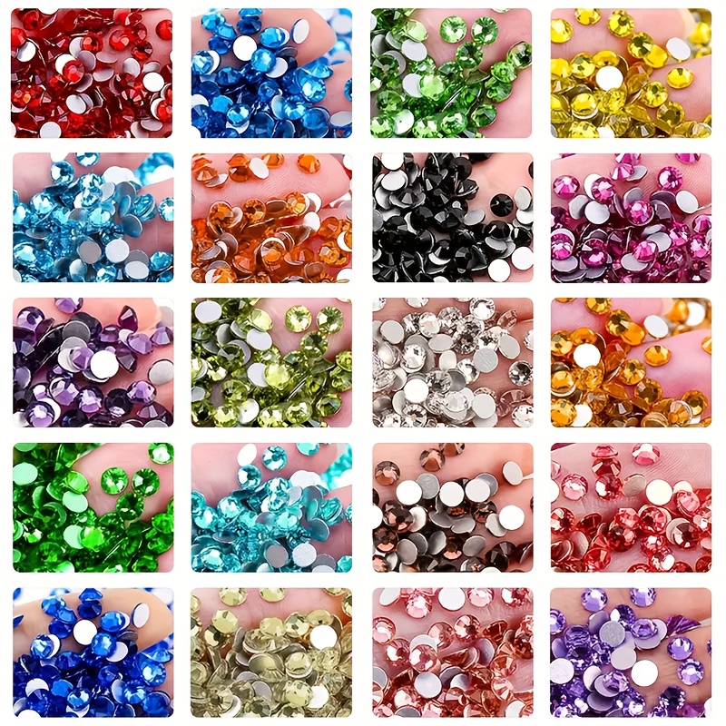 

Perles de Patch Diamant 5D, 20 Couleurs 20000 Forets Pailletés Ronds, Utilisés pour Remplacer les Forets Manquants dans les Loisirs Créatifs DIY, 1000pcs par Sac