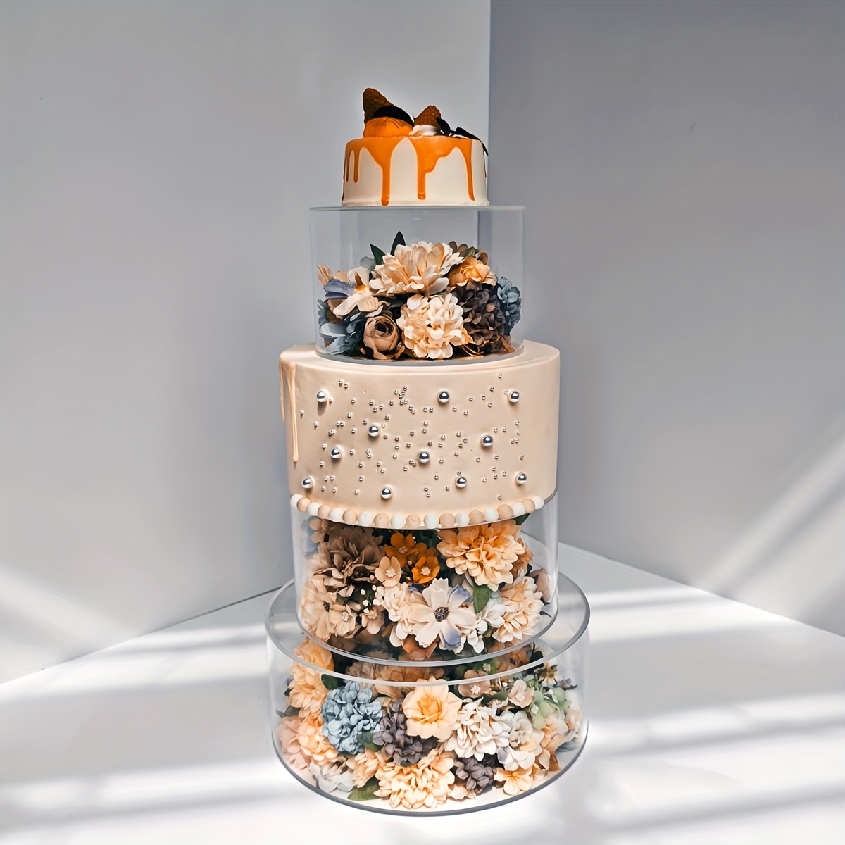 acrylic cake stands sold on Temu United States