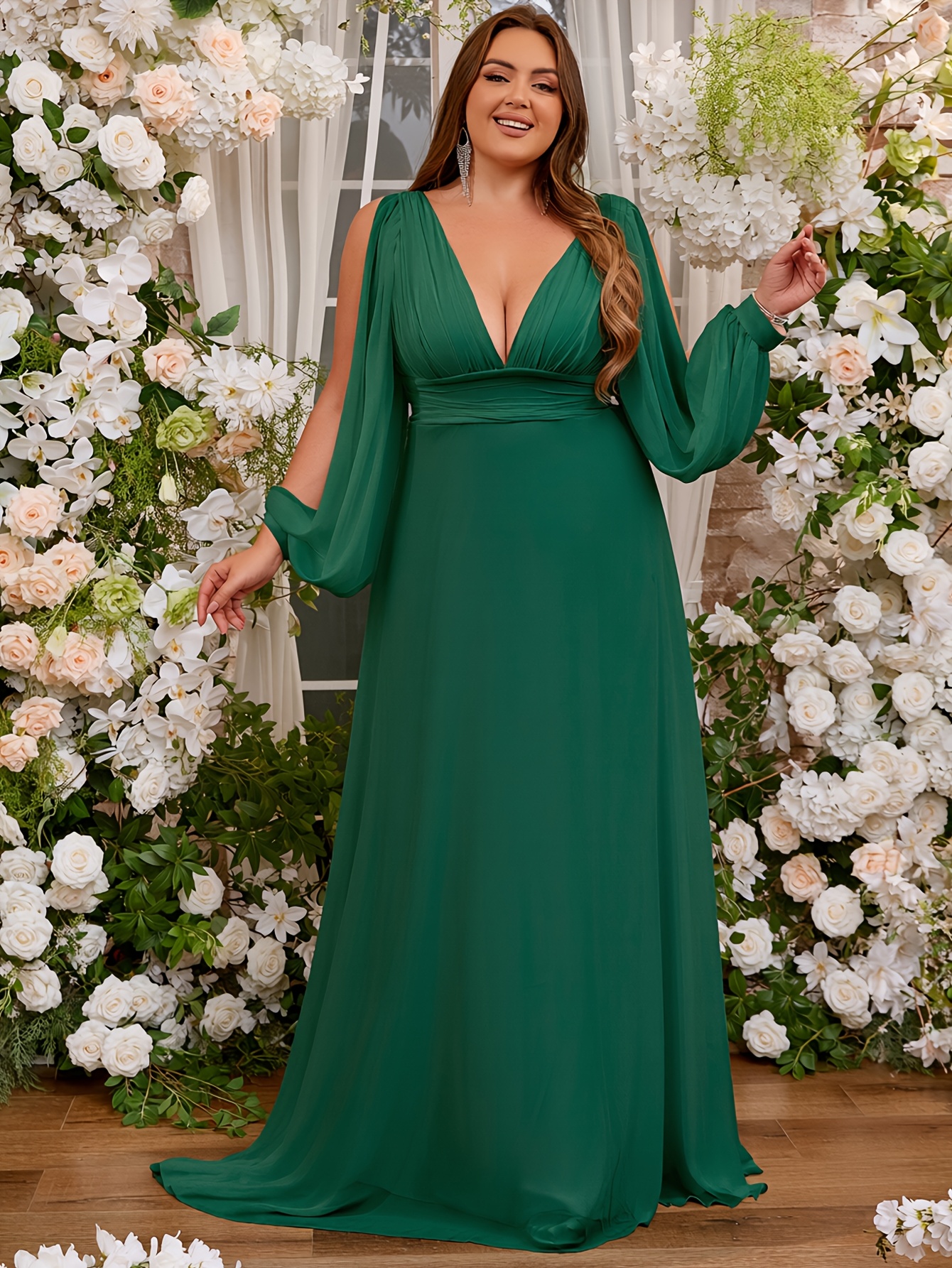 plus size dresses for wedding sold on Temu United States
