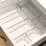 2/3/4/5/6/7件套亚克力桌面收纳盒,抽屉式组合收纳,化妆品收纳,适用于多种场景,家用桌面与抽屉整理收纳盒